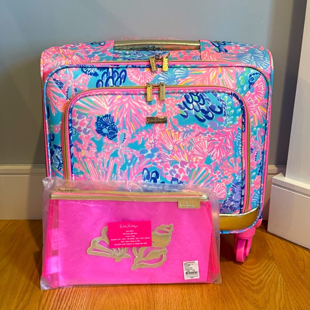 Lilly Pulitzer Rolling Carry On Suitcase